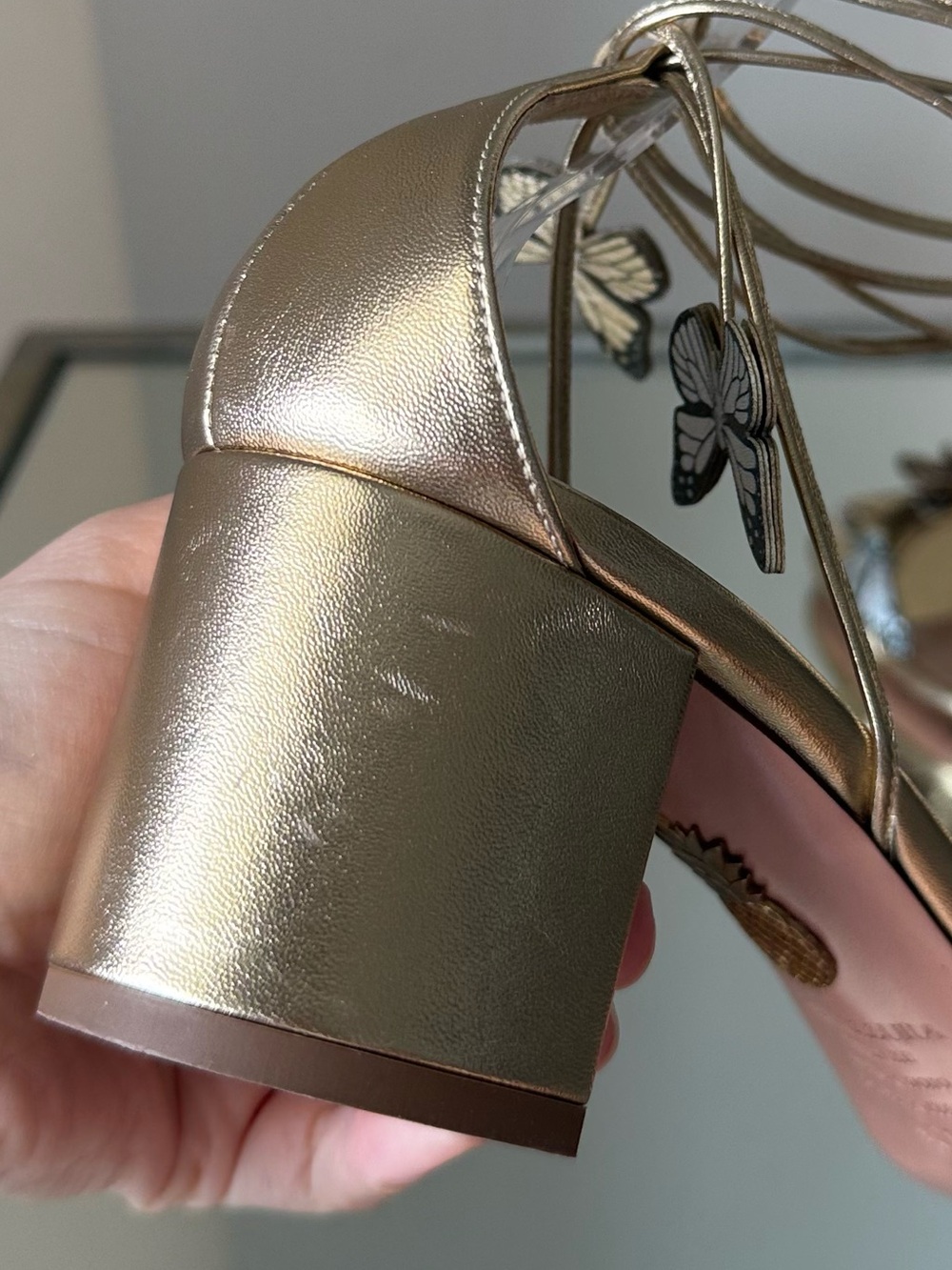 Aquazzura Papillon Sandal 50 $995 40.5 - Picture 7 of 14